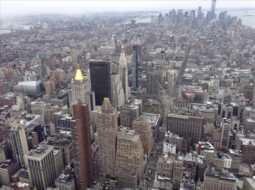 View from Empire State Building 