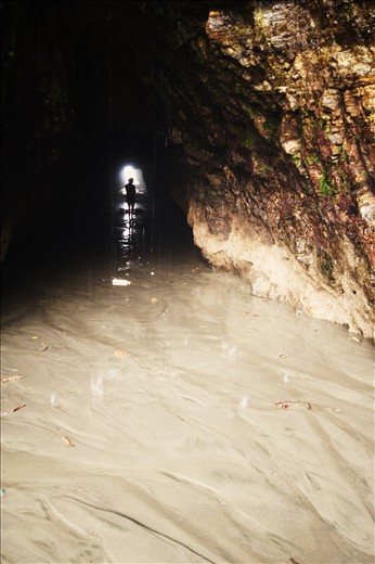 Playa de Ventana. These caves went through to the ocean, safe at low tide.