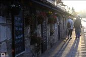 The morning sun shines on the little stone cottage of the town of Pitlochry, a hidden gem in Scotland. The cottages are decorated with some carefully planted flowers. : by shayne_lee, Views[367]