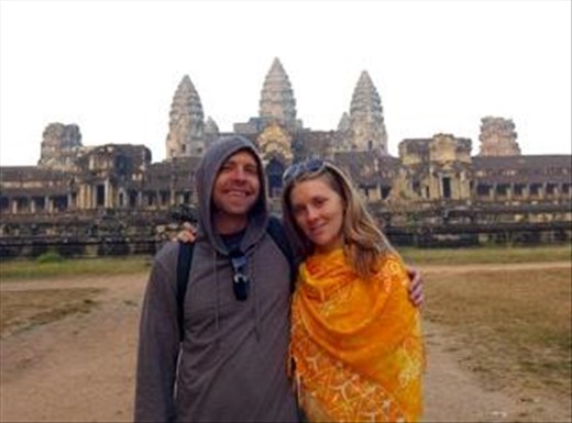 Geof and I at Angkor Wat