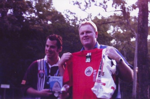 Our tour guide, Benji, and our bus driver