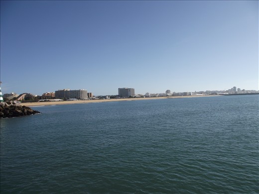 Out at sea on a mini cruise