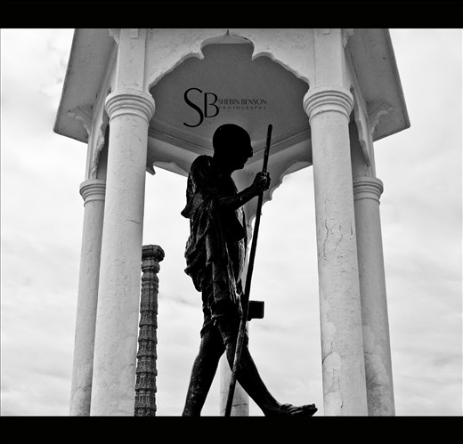 “On the occasion of Mahatma Gandhi's 70th birthday. 