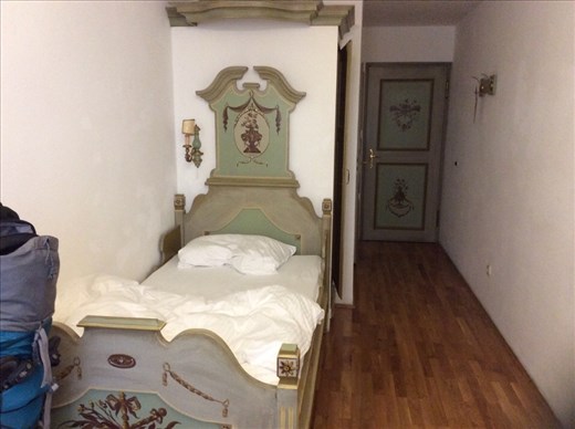 My first bed in historic Passau