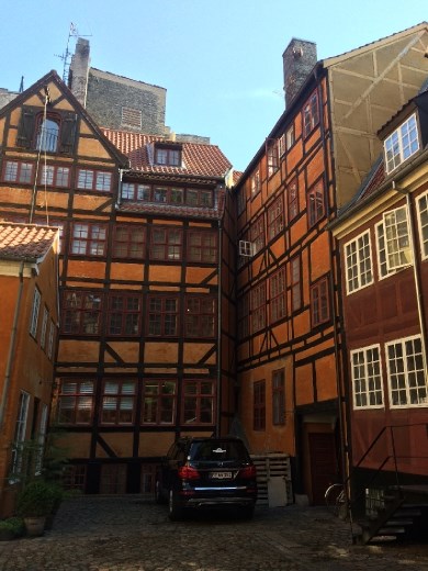 One of the last remaining corners of the oldest buildings in Copenhagen, which did not burn down in any of the fires. It was quite a pleasant surprise to stumble upon this little corner from Rick Steves travel shows without even trying to find it. 