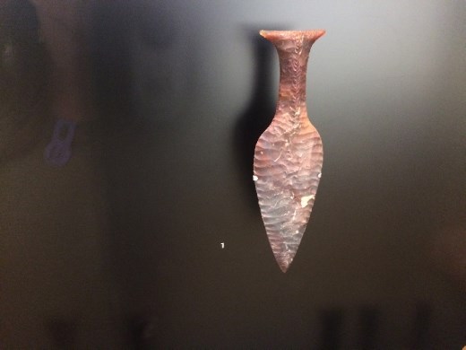 A flint dager. This one was at least 6