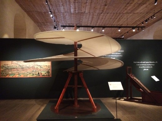 A flying machine - Leonardo Da Vinci.