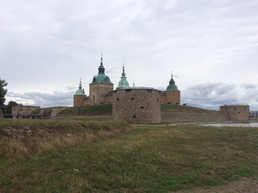 Kalmar Castle from the beach.