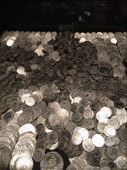 One selection of coins from the Kronan. What is so striking about most of the coins is how thing they used to be!: by shire_girl, Views[419]