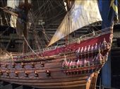 Accurately painted scale model of the Vasa. The archeologists took samples from the Vasa to determine the original colors of the paint.: by shire_girl, Views[808]