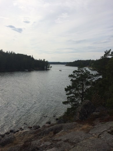 One of the quiet boats in the archipelago.