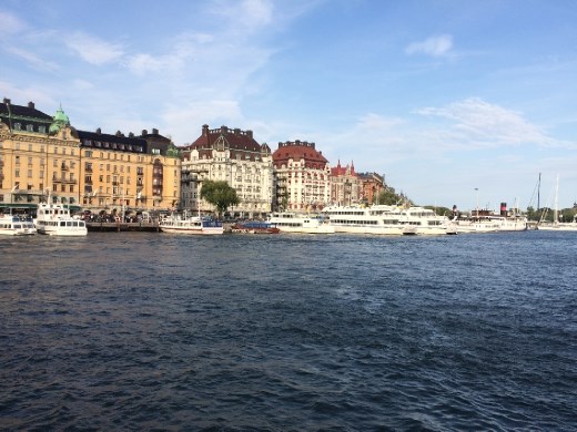 Coming back into Stockholm.