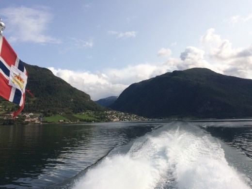 From the ferry on the way to Balestrand.