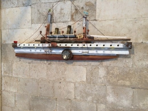 Recycled art in one of the museums (actually dedicated to something else).