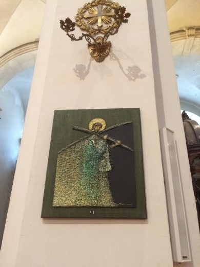 New art in a setting traditionally embedded with history.