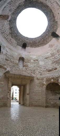 Diocletian's grand entrance room.