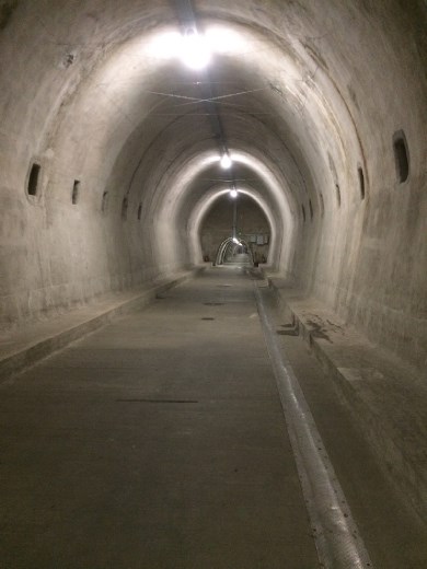 The tunnels of Zagreb, apparently built as air raid shelters in WW ll. For me a welcome relief from the rain on my walk across town.