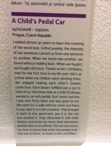 The story of the toy car.