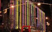Taken whilst strolling up and down Oxford Street- the infamous shopping street with the infamous Xmas Lights....and the Red Bus! : by shooting-star, Views[403]