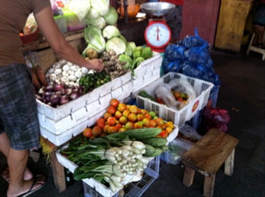 Fresh market produce