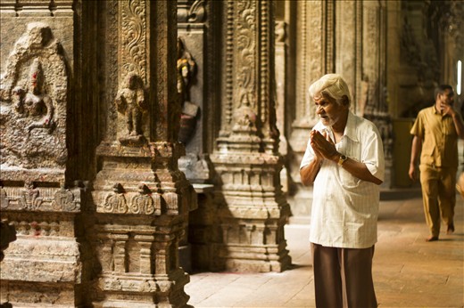 Worshipping Meenakshi Amman - Standing on 6000 pillars is her powerful temple.