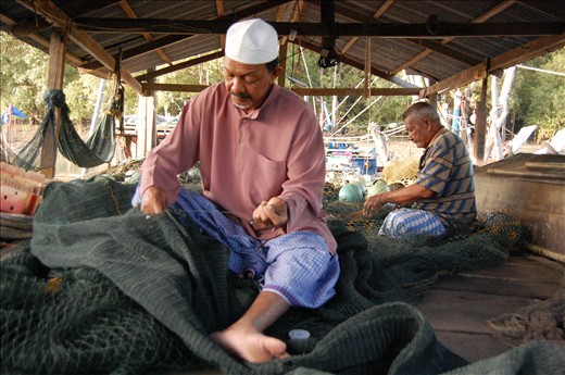 sew nets every evening