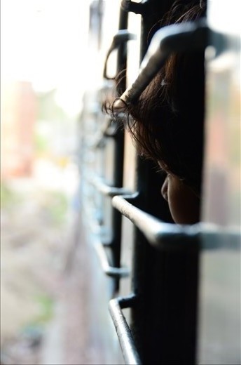 Traveling by train was the cheapest way. Sometimes I had to go ontop of the roof