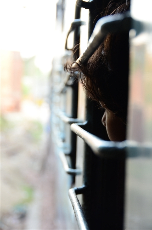 Traveling by train was the cheapest way. Sometimes I had to go ontop of the roof