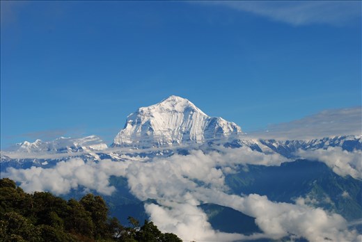 Best view ever: Himalaya in front of us