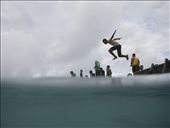 There are not many entertainment options here in Tonga. Hence, the Wharf becomes a hive of activity where Tongans can get together and fish, swim, show off their jumps, talanoa (talk) and hang out.: by simbolism, Views[741]