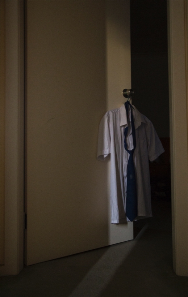 After a long night of hard work, it all starts again at dawn as first light streams through the windows of our house.