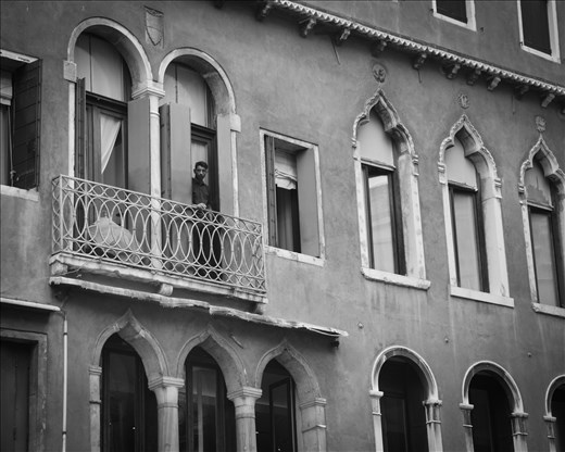 Venice through windows