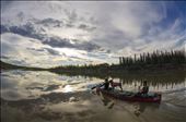 The Oil Slick; paddling under a midnight sunset on a glassy calm river, amazing: by simonlucasnz, Views[245]