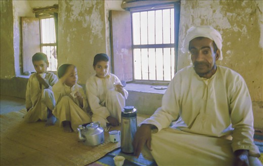 The Omani village headman invited me in for tea