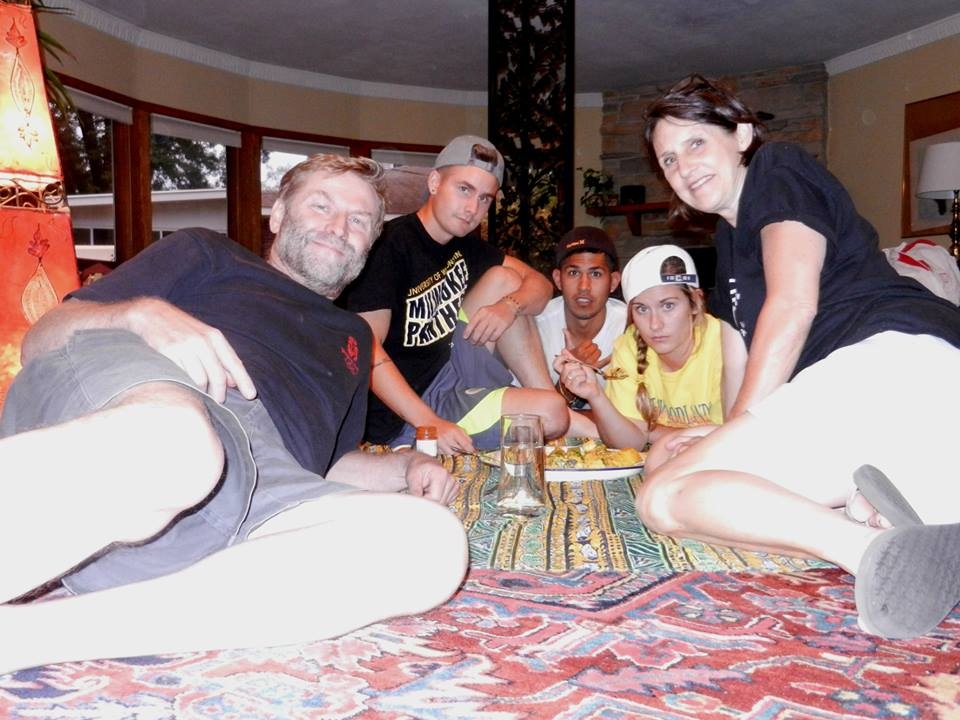 Mafe with my USA family