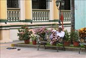 Every single day gives food for thought, a moment of peace to contemplate the world.  This photo was captured aside the Abdul Gaffoor Mosque in Little India: by singaporelooks, Views[234]