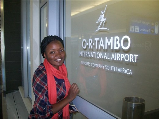 Took 5 hours before we landed at OR Tambo. I was sleepy.