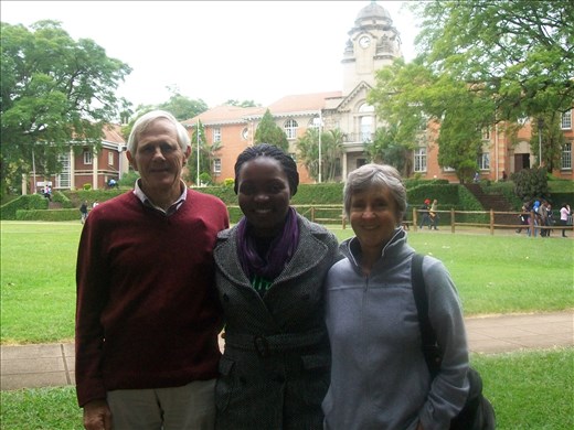On day 1 we visited University of KZN with our family friends