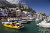 A view of Capri's harbor from the Sorrento-Capri hydrofoil.: by sirinne, Views[406]