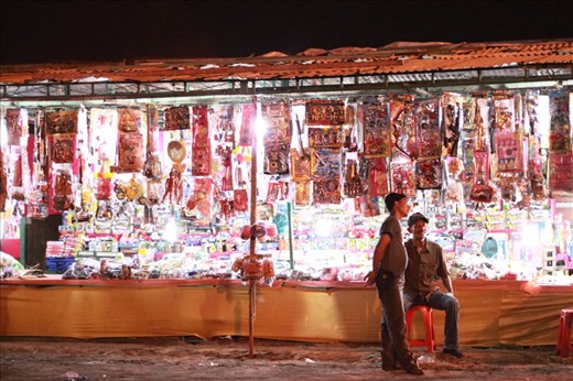 Waiting for customers