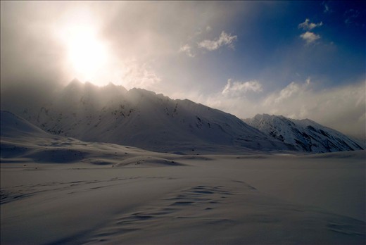 To reach home, we have to cross a mountain