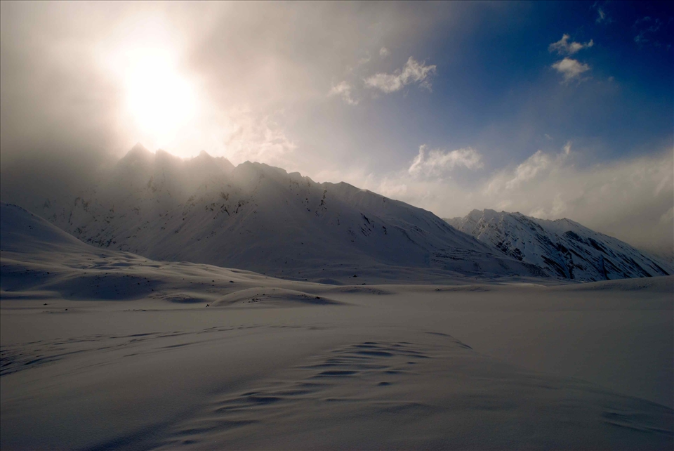 To reach home, we have to cross a mountain