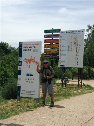 almost the end of a 22km day..hotel close by