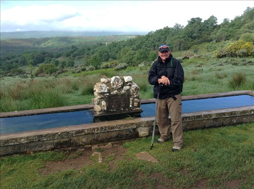 @  a water station along the route