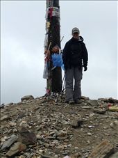 Cindy @ the Iron Cross place the pebble a token of love for our new home in Sun City West AZ.: by skipper1949, Views[250]