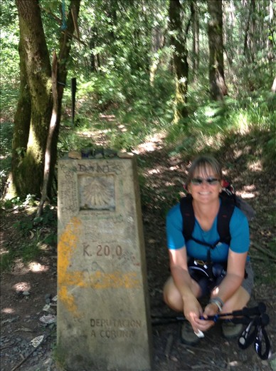 20 kms to go.. Santiago is in sight