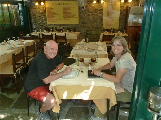 our last lunch in Santiago...time has gone by so fast