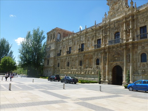 The Paradores hotel in Leon our starting point