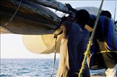 fishermen loosening their sail: by slappyandcharlie, Views[355]