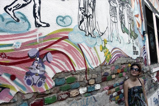 Stop for a moment and dream. Taken in a colourful corner of Timisoara.